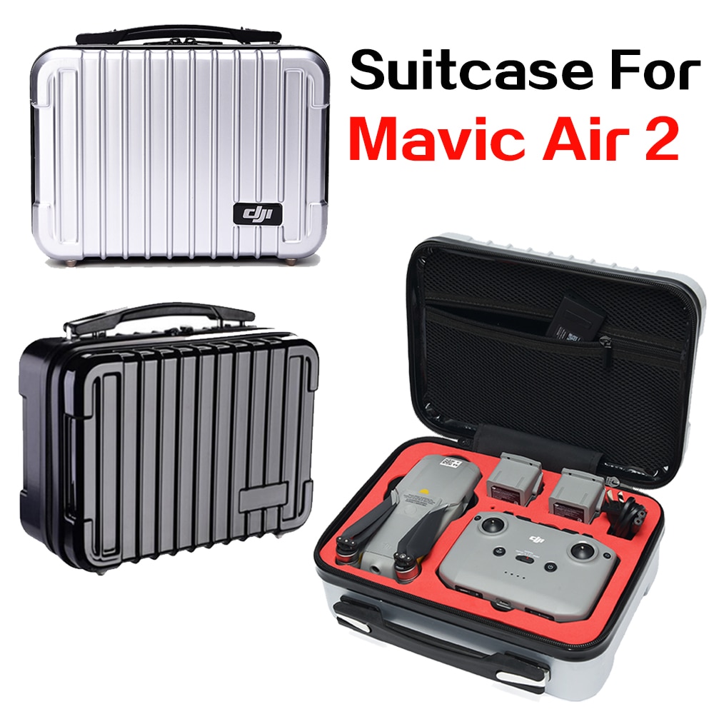 Dji mavic air 2 drone hard shell bærbar rejsetaske bæretaske dele tilbehør vandtæt opbevaringspose stor kapacitet