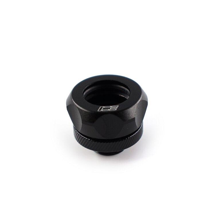 8 stk icemancooler 10 x 14mm petg badekar fittings  g1/4 od14mm stift rør hånd kompression stik sort, hvid, rød, blå cp 25 x 20mm: Sort