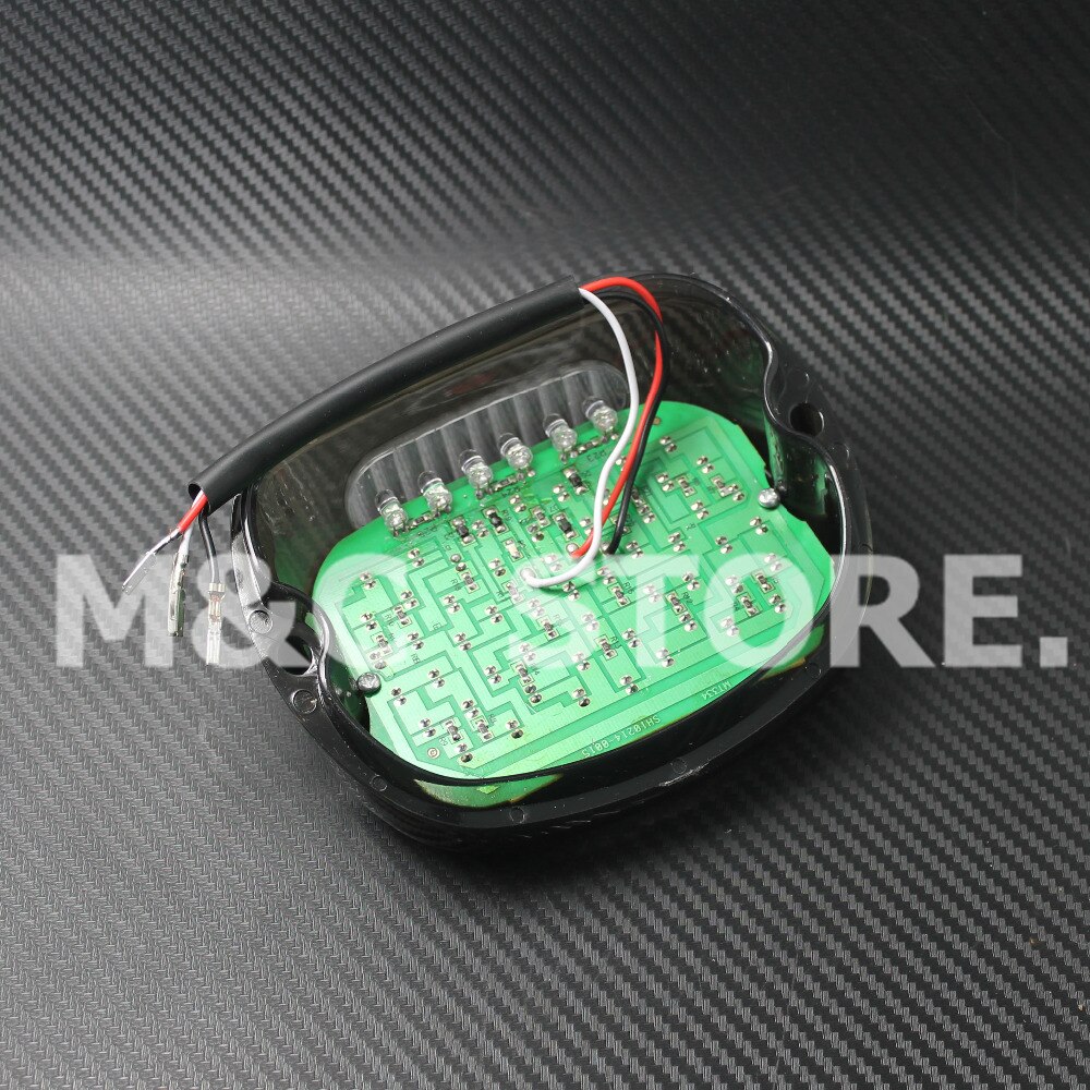 Red Smoke Motorcycle LED Brake Tail Light For Harley Softail Sportster Road King Dyna Glide Electra Glide Night Train Low Rider