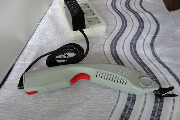 wire electric scissors plug power cutter WBT-1 fabric scissors