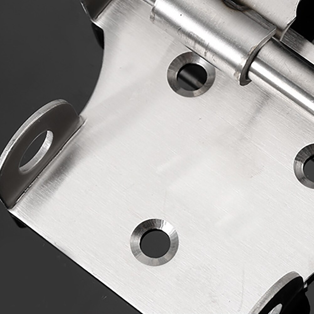 Durable Lock Safety Hasp Home Door Latch Staple Gate Anti-theft Hardware Trumpet Stainless Steel Slide Bolt Practical