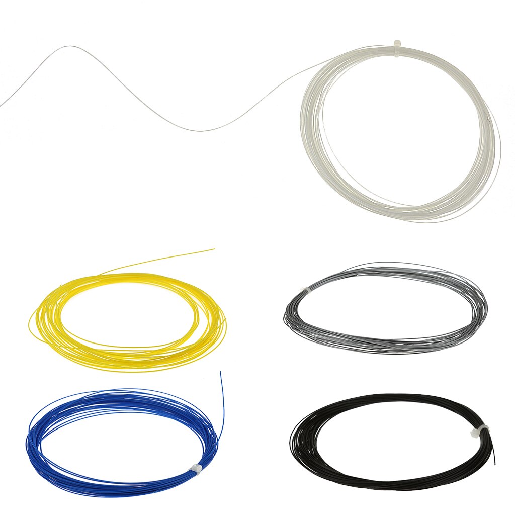 10M Duurzaam Badminton Tennis Racket String Gym Sport Training Geel