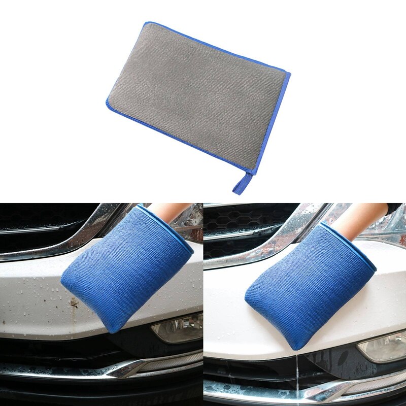 Novel-Car Wash Magic Clay Bar Mitt Car Clay Cloth Auto Care Cleaning Towel Microfiber Sponge Pad Clay Cloth Detailing