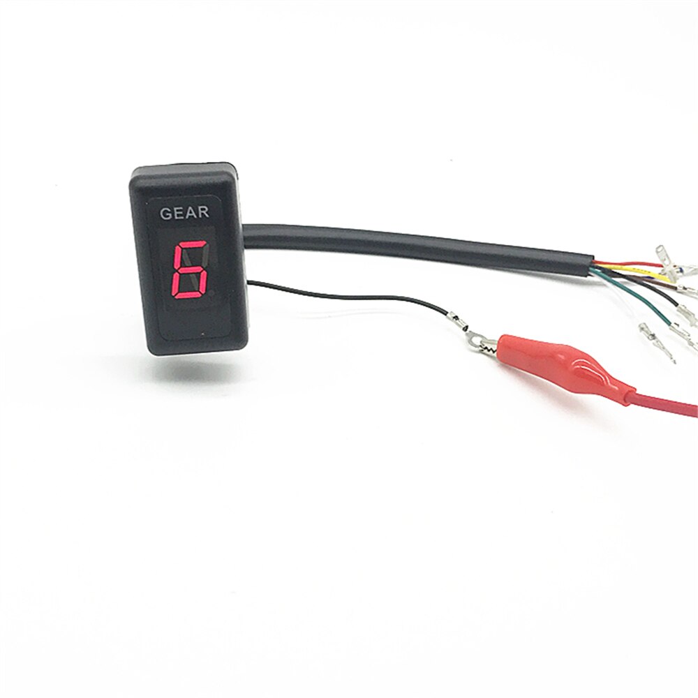 Style 6 Speed Universal Motorcycle Digital Display Led Motocross Off-Road Moto Light Neutral Gear Indicator Monitor