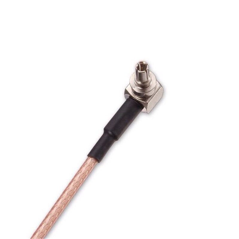 Sma hunn til crc 9 hann rettvinklet kontakt  rg316 grisehale kabel 15cm 6 &quot; sma-k/crc 9- jw