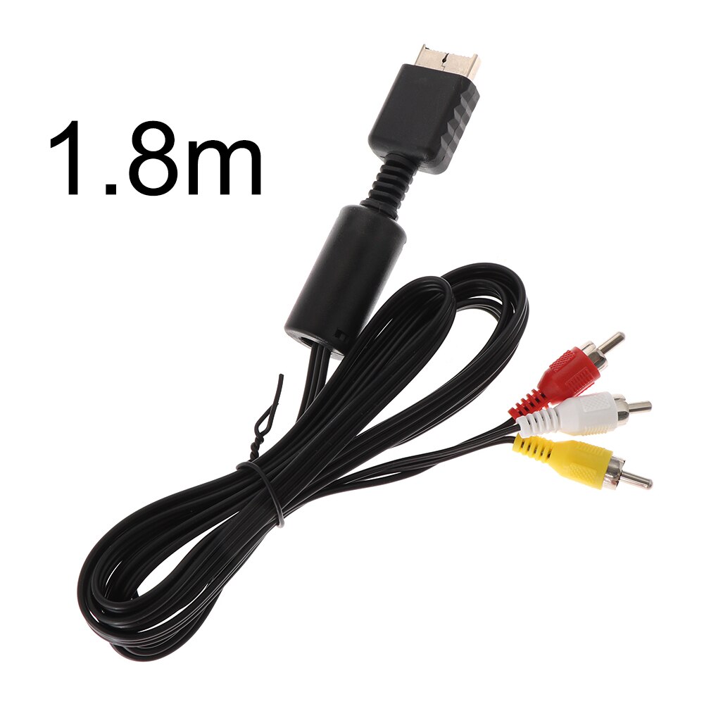per PS1 PS2 PS3 AV Cavo Di Conversione 1.8m Durevole Materiale di Rame Giochi Accessori per computer