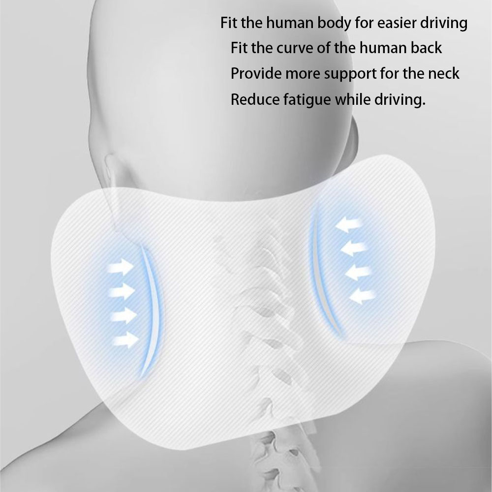 Update Car Lumbar Support Pillow Auto Neck Pillow Waist Support Removable Washable Backrest Universal Vehicle Cushion