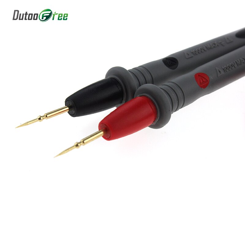 Dutoofree wire Universal Probe Test Leads Pin for Digital Multimeter Needle Tip Multi Meter Tester Probe 20A 1000V For Tester