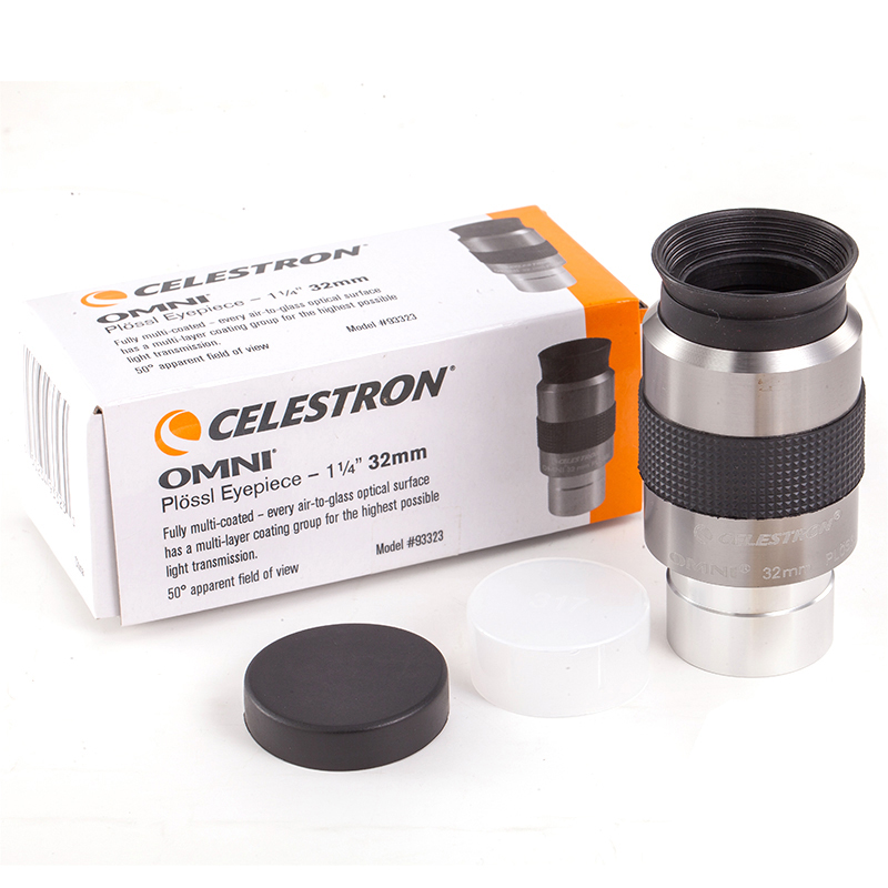 Celestron Omni 4mm 6mm 9mm 12mm 15mm 32mm 40mm y 2x ocular y lente Barlow telescopio astronómico de Metal totalmente multicapa: Marfíl
