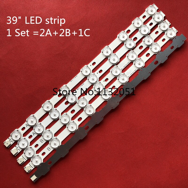 1set=10pieces 40" NDV REV1.0 ABC For 39PF3025D 40L1333DB P40LED13 VES390UNDC-01 VES400UNDC-01 VES400UNDS-02 03