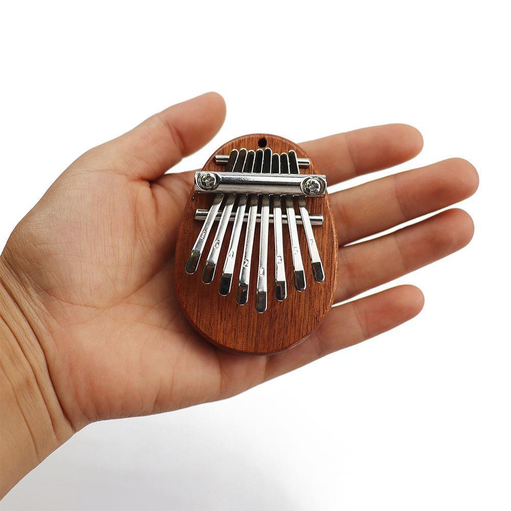 8-tone Kalimba Thumb Piano Mini Eight-tone Kalimba Finger Piano Musical Instrument Eight-tone Keyboard Wooden Finger B4t7