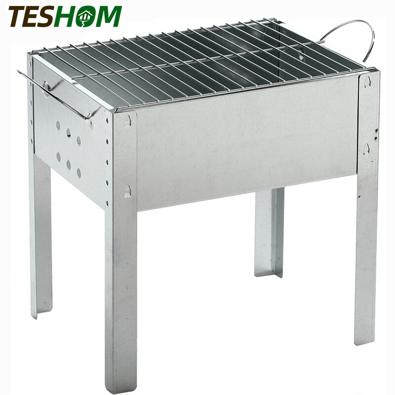 Portable Folding Barbecue BBQ Charcoal Grill Lightweight Foldable For Camping Picnic Outdoor Travel