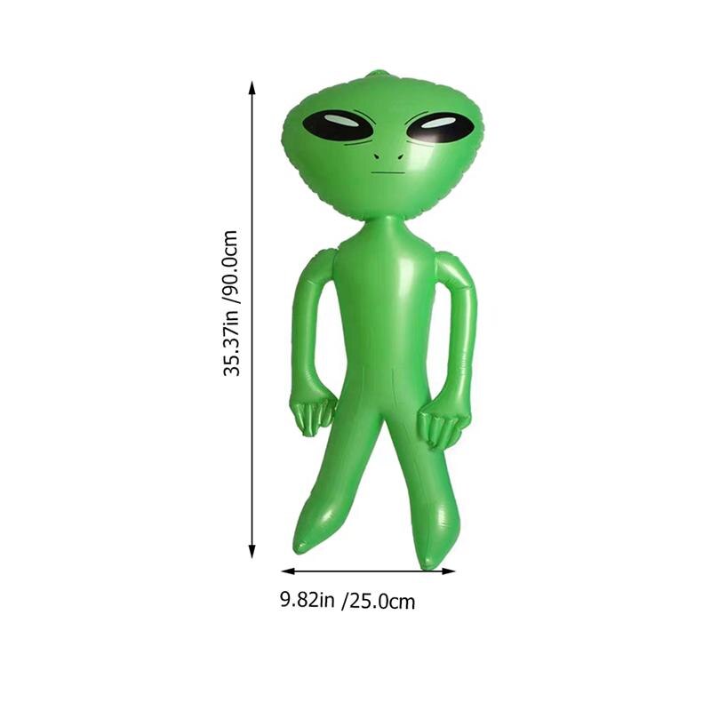 1Pc Milieubescherming Pvc Opblaasbare Alien Halloween Bar Decoraties