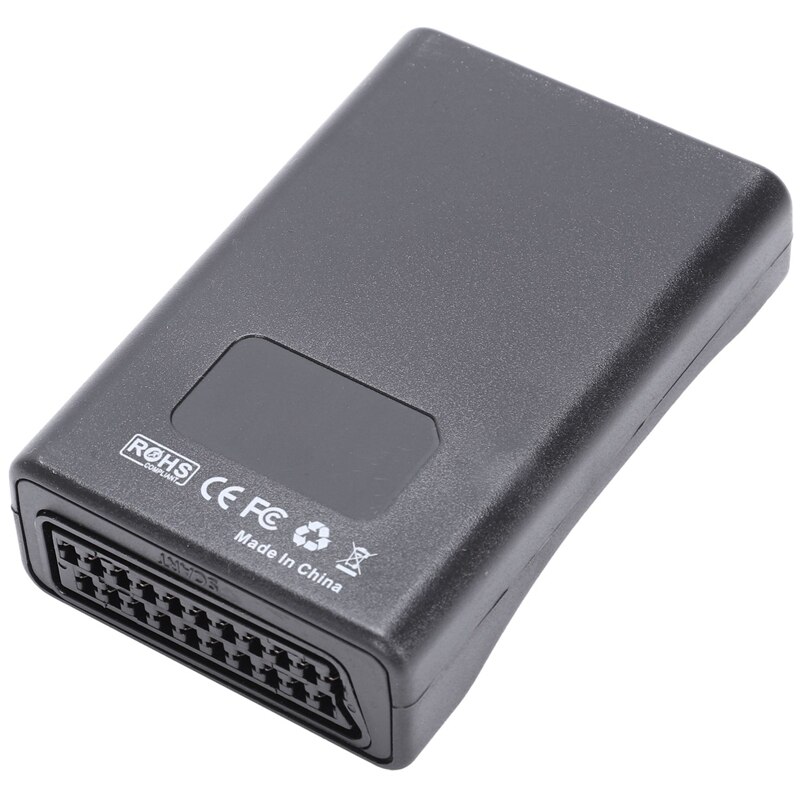 Hdmi-scart-muunnin hdmi-tulo scart-lähtö komposiittivideo hd-stereo o sovitin 720p / 1080p hdtv:lle dvd ntsc pal to hd