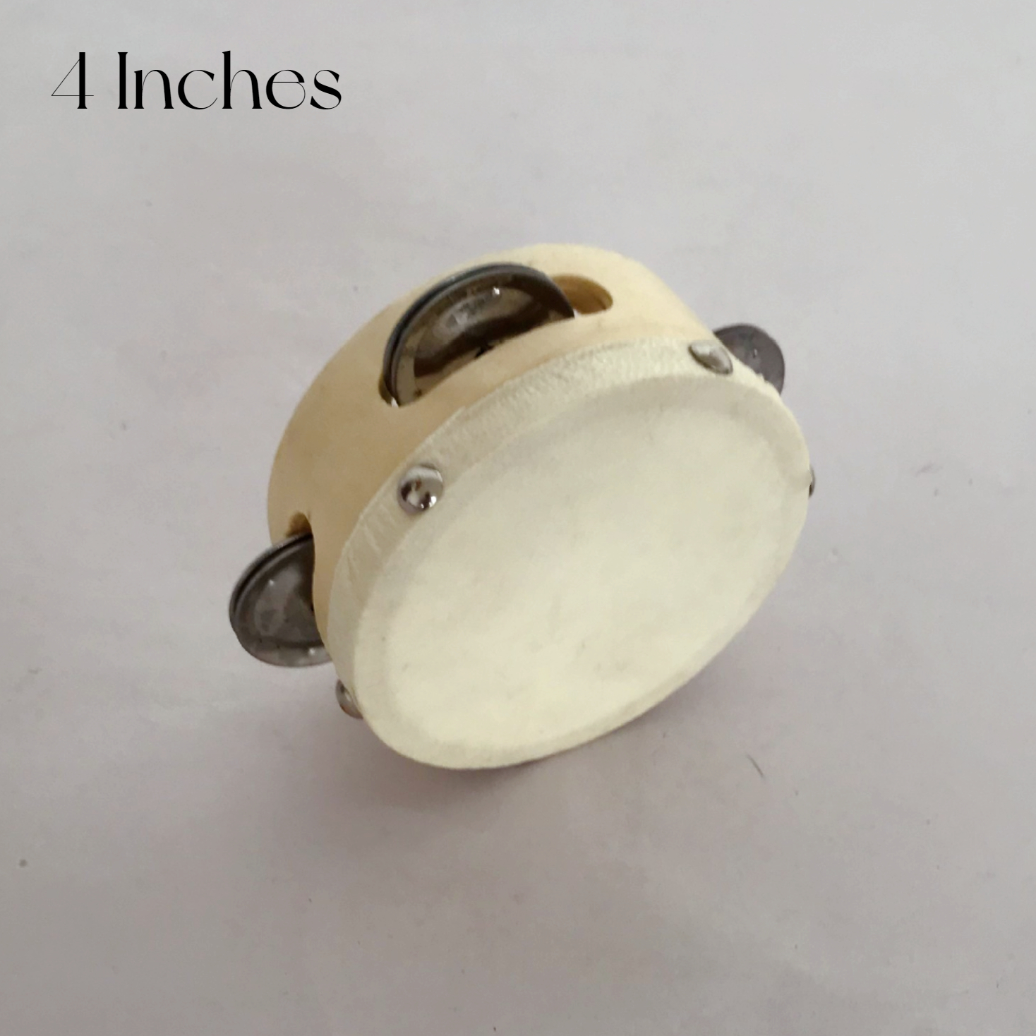 6-24 SZT. Tamburyn Ślubny DIY Upominki Ślubne Rustykalne Dzwonki Dębowe Metalowe brzęk Perkusja Prezent dla Gości 4/6 Cali: M / Mięta zielona