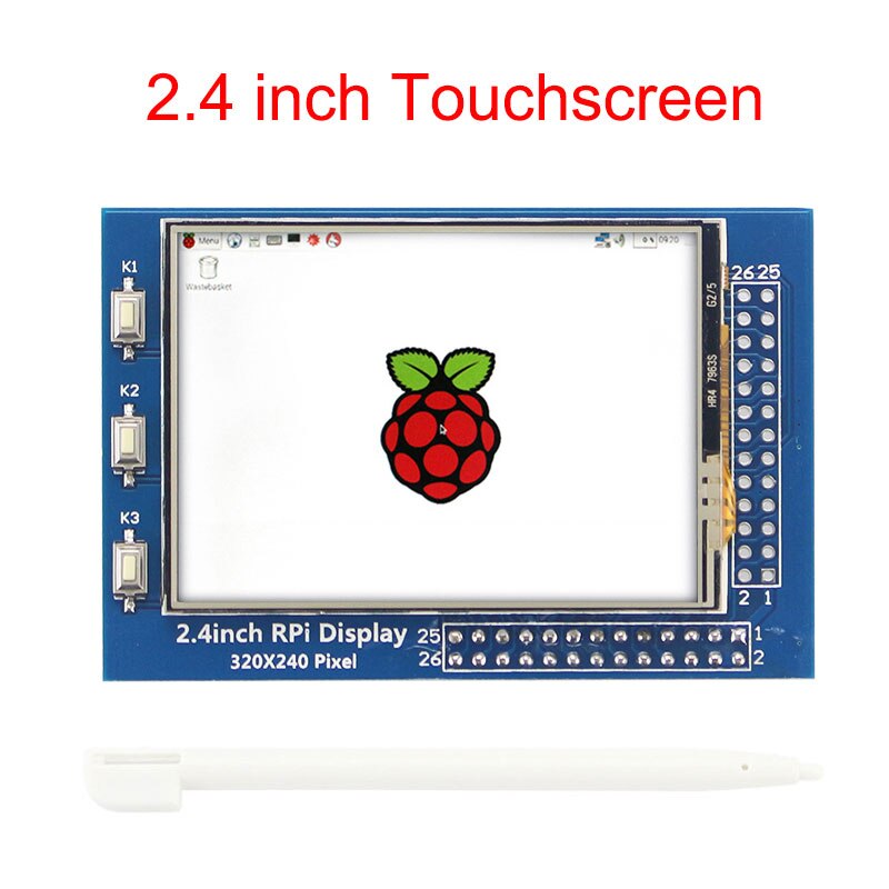 Raspberry Pi 4B/3B+/3B 2.8 inch 2.4 inch Touchscreen 320*240 LCD TFT SPI Display for All Version Raspberry Pi with Touch Pen: 2.4 inch