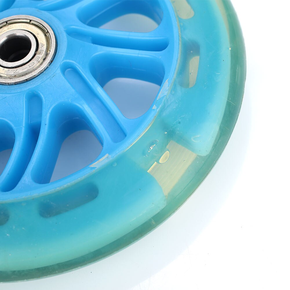 Ruedas de patinete Longboard de 120mm, ruedas de patinete duraderas, ruedas de patinete, deslizamiento de calentamiento único, PU, 2 colores, triangulación de