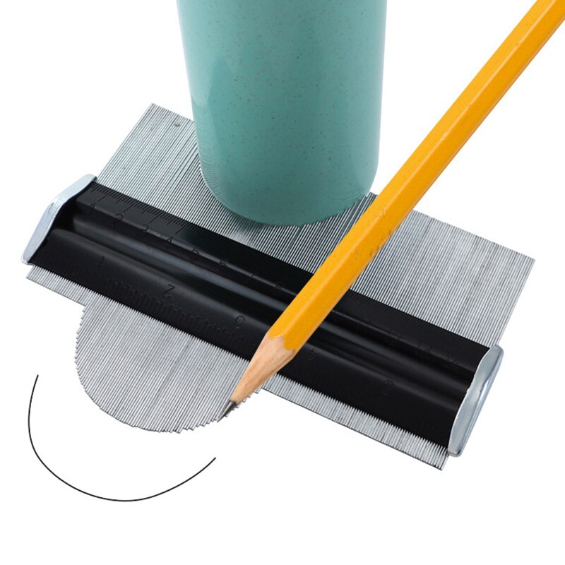 Profilmåler 6 tommers metallmåler duplikator-markeringsmåler for kopiering av dyp dekorasjonsmal