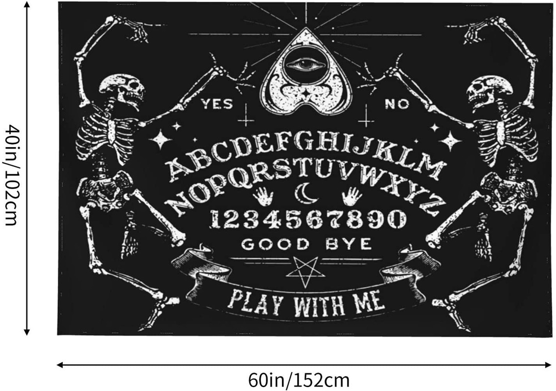 Home Decor Ouija Board Tapestry Vintage Wall Art Wall Hanging Blanket Halloween Bedroom Living Room Decorations 230x180cm tapiz