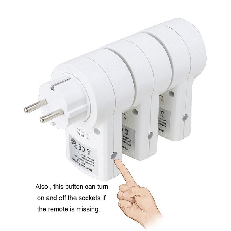 Universele Voor Stopcontact 43Hz Draadloze Afstandsbediening Smart Socket Plug Voor Broadlink Rm Pro + Indoor Home 1 Tx 3 R