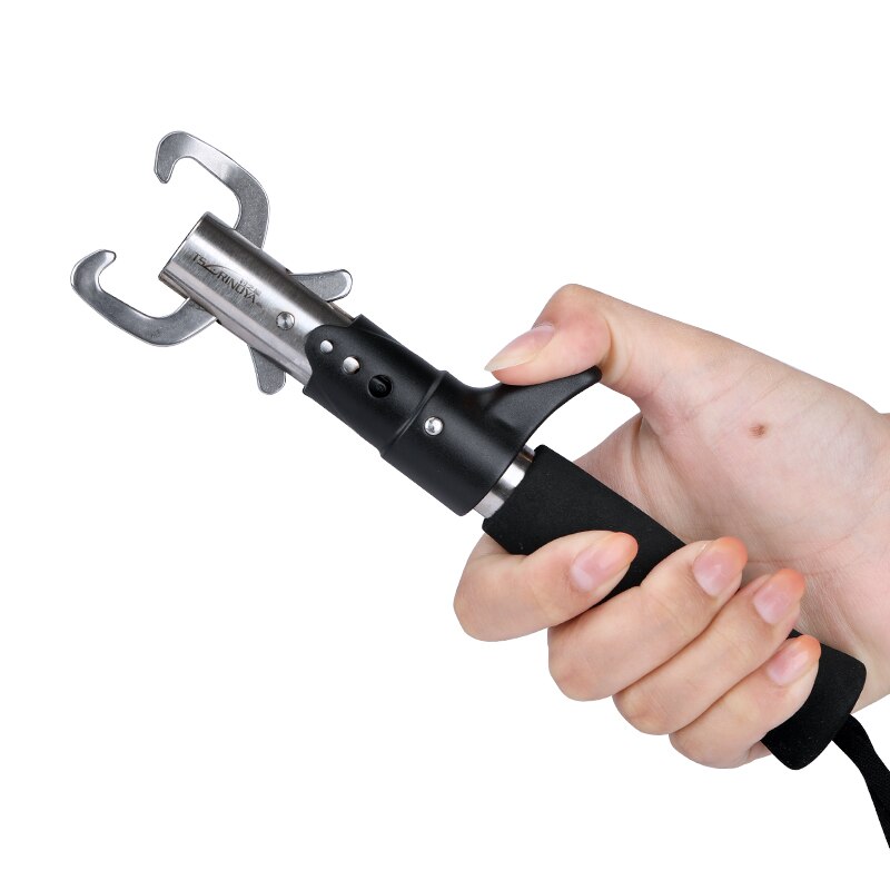 TSURINOYA Portable Stainless Steel Fishing Gripper Fish Clamp Grabber Fish Grip Controller Fishing Pliers Tools Accessories