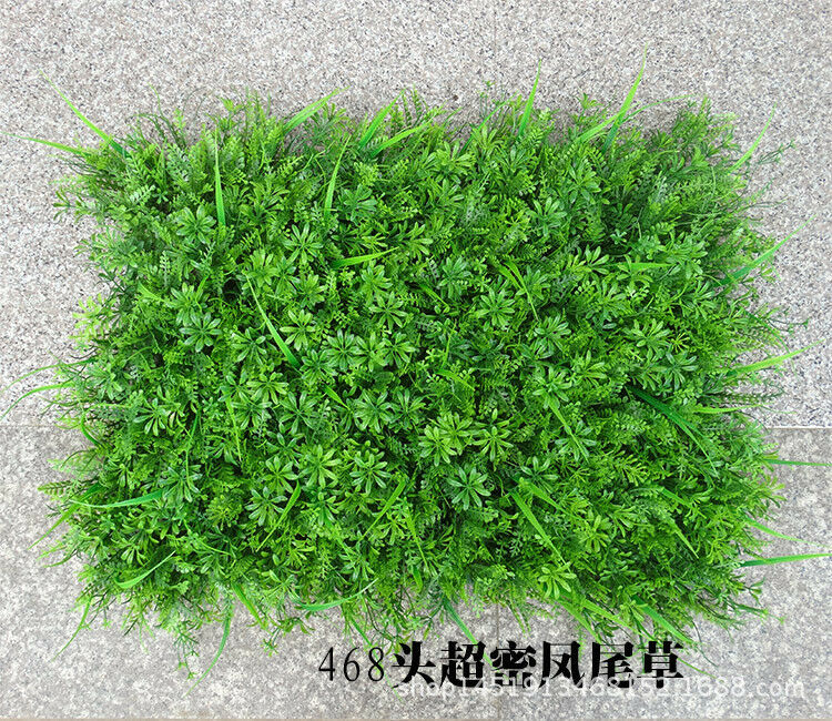 Garden Artificial Hedge Panel Ivy Leaf Private Screen Plants Greenery Fence 40x60cm Party Wedding Decorations Wall Ornaments: F