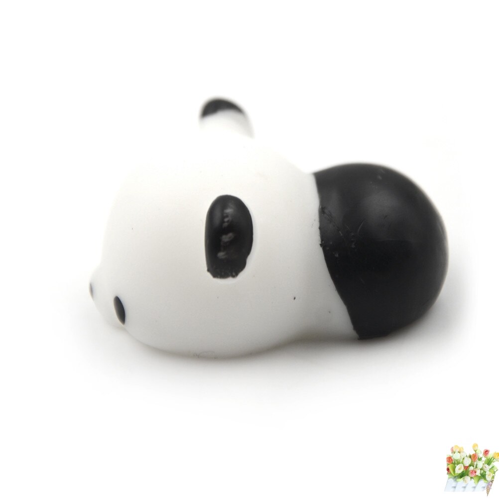 1PCS Cute Kawaii Decompress Anti-stress Squishy Panda Mochi Squeeze Stretchy charms Phone Straps
