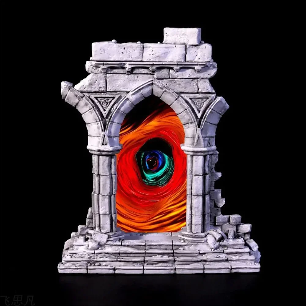 Portal mágico impreso en 3D, decoración para el hogar, decoración para sala de estar, novedoso, accesorios decorativos (necesita insertar teléfono móvil)