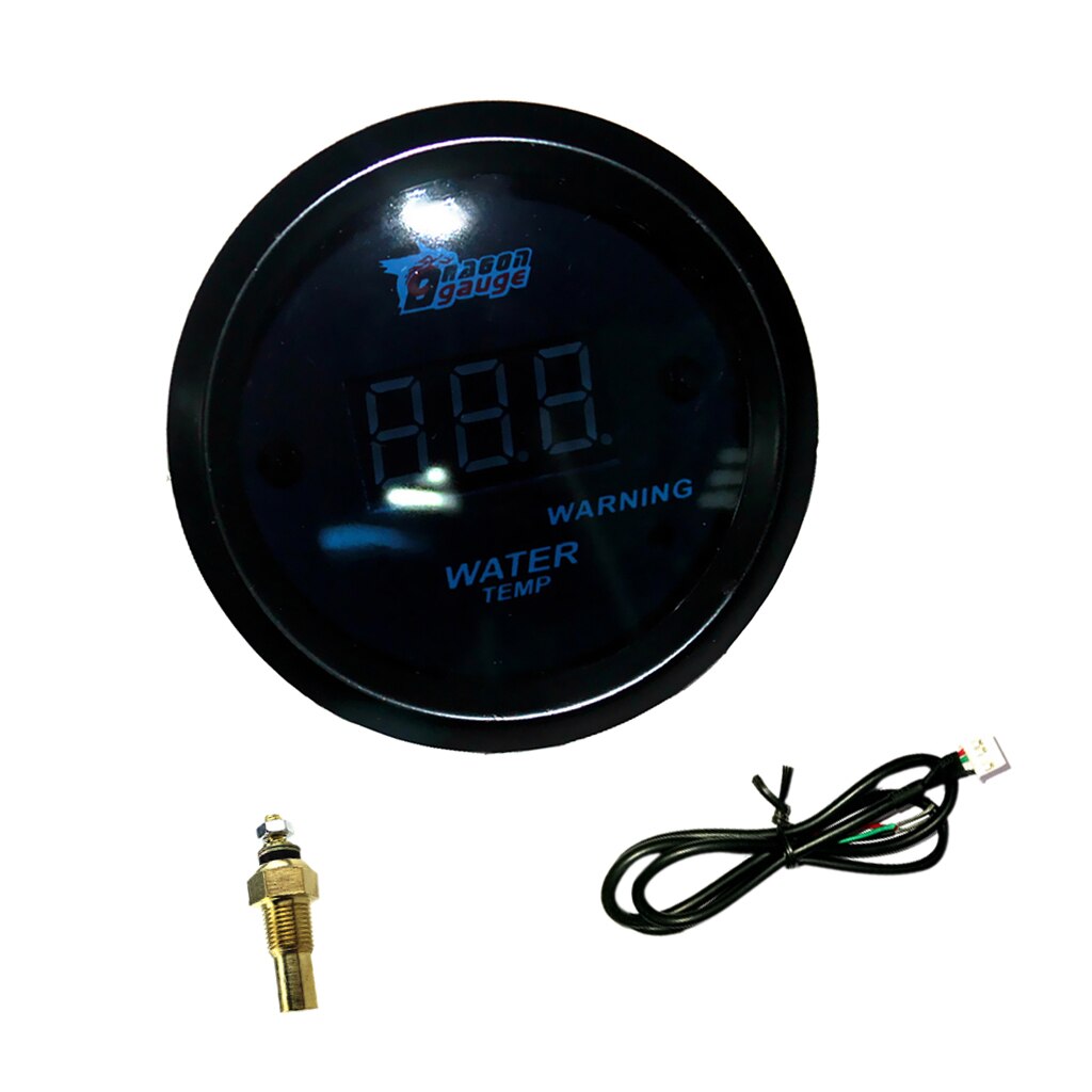 Vloeistofniveausensor, Digitale Dual 52mm Gauge Met Waarschuwing Water