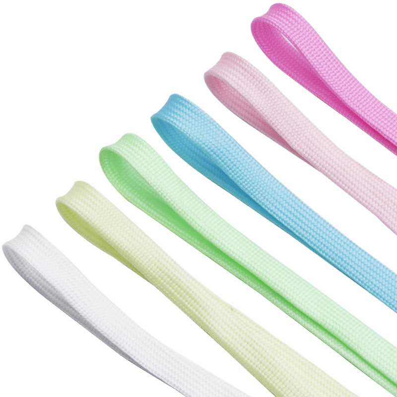 1 Paar Lichtgevende Schoenveters 120Cm Platte Sneakers Canvas Veters Glow In De Donkere Nacht Kleur Fluorescerende Schoenveter