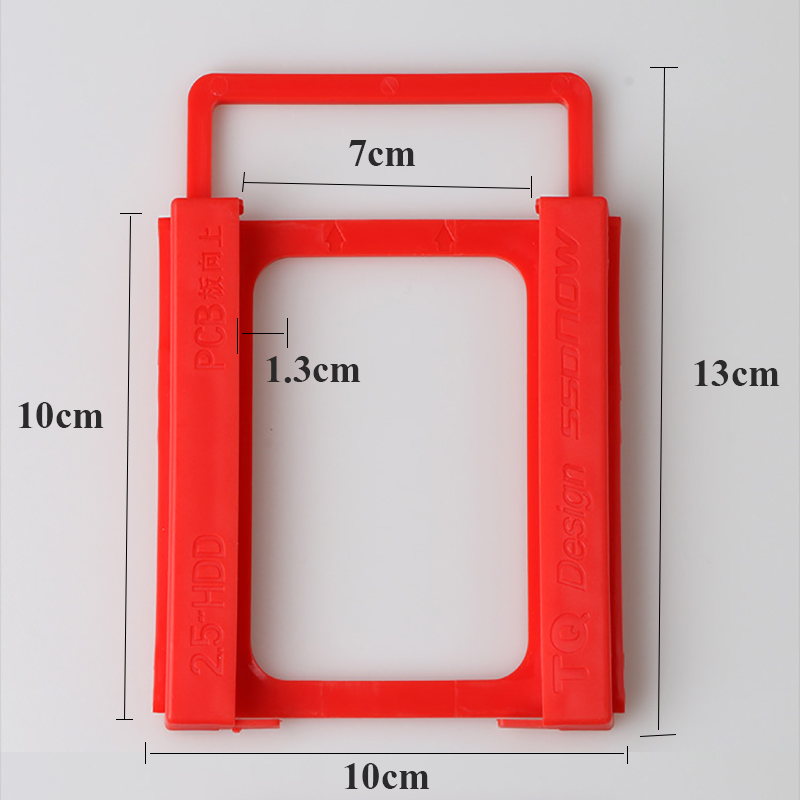 WEIJINTO Universal Plastic SATA IDE 2.5 Inch SSD HDD To 3.5 Inch HDD SSD Case Caddy Adapter Holder For Desktop PC