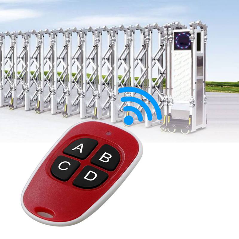 Wireless Remote Control 433Mhz Copy Clone Code Garage Door Gate Car Key Fob Duplicator Scanner Remote Control Door Key