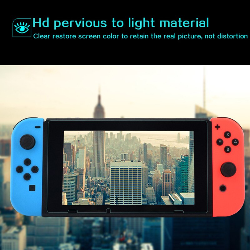 2pcs 9H Tempered Film Glass Screen Protector Eye Protection For Nintend Switch Screen Protector Nintend Switch Accessories