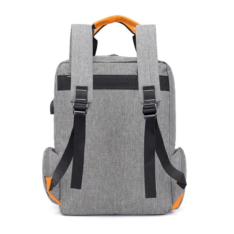 Mode Student Rugzak Tiener Hoge Schooltassen Casual Stijl Rugzak Grote Capaciteit Schooltassen met USB Opladen