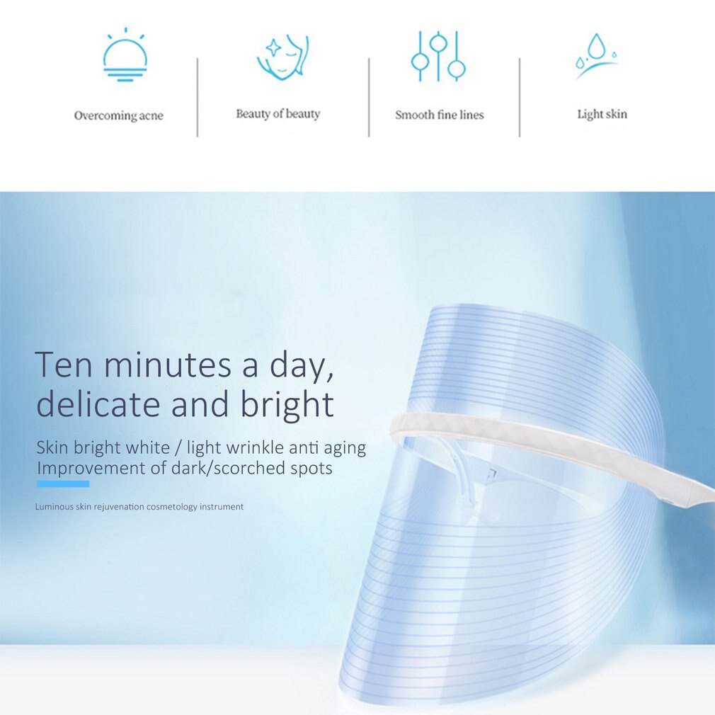 Led Photon Skin Rejuvenation Instrument Spectrometer Beauty Mask Electronic Beauty Instrument Color Beauty Equipment