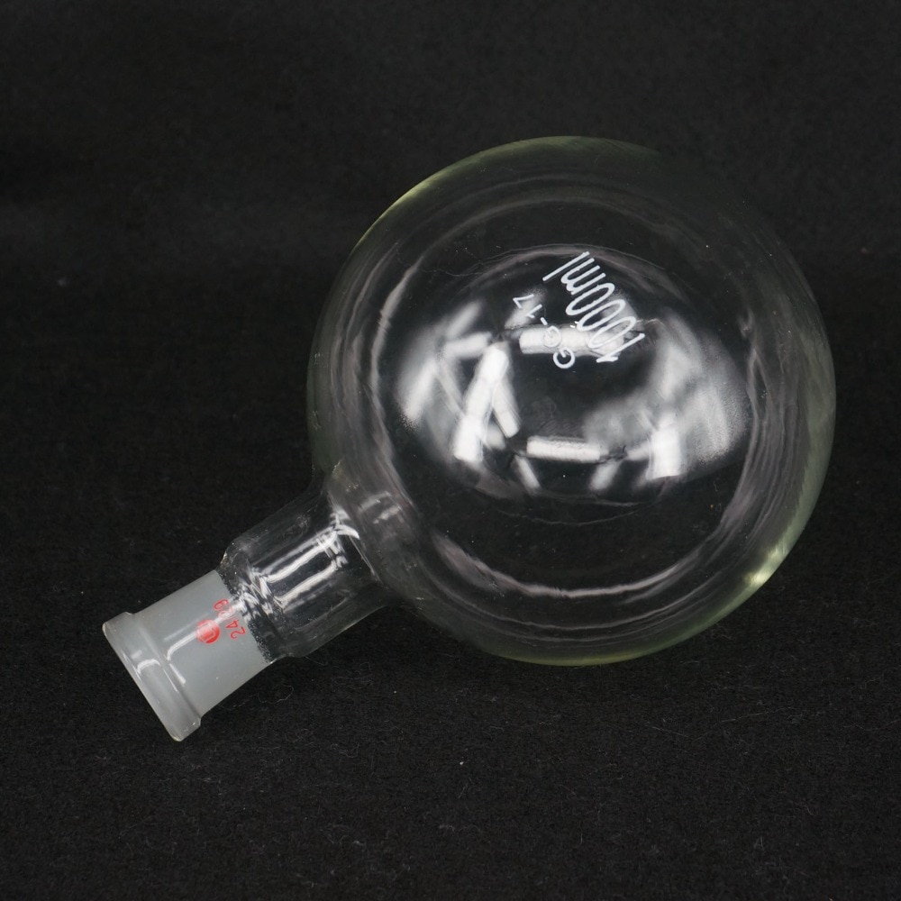 1000ml Quickfit 24/29 Socket Lab Glass Flask Round Bottom Single Short Neck Ware