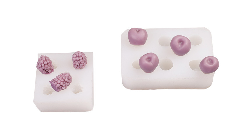 Cherry Moerbei Fruit Diy Aromatherapie Kaars Montage Mold Franse Mousse Chocolade Fruit Mold Kaars Maken Levert