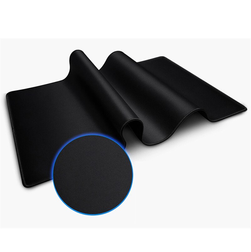 FFFAS Grote Full Size Zwarte Muismat Mat Game Gamer Gaming Mousepad voor Compute Laptop Bureau Tafel Toetsenbord 60cm 80cm 90cm 120cm