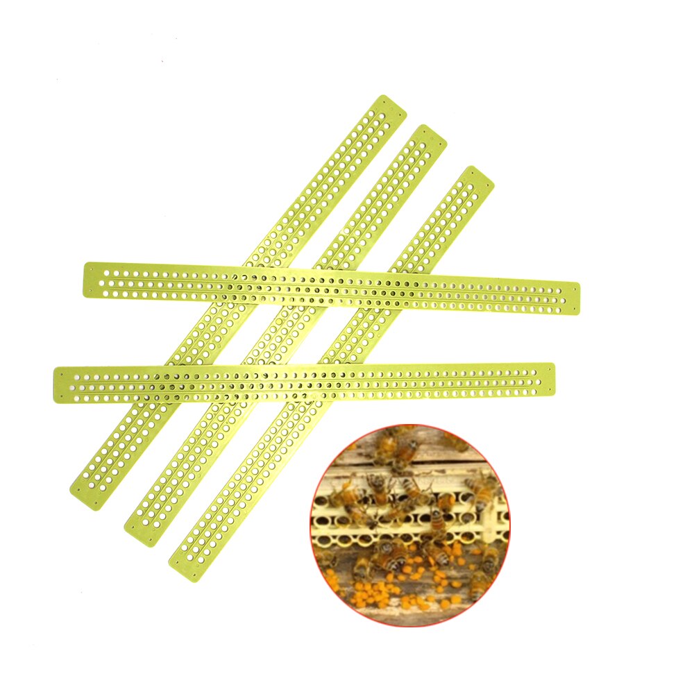 Colector de polen de entrada, trampa de láminas de plástico, suministros de herramientas para abejas, apicultura, colmenas, accesorios, 10 Uds.