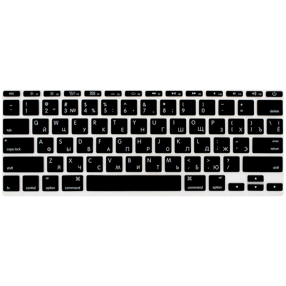 Russische Tastatur Abdeckung knapp Alphabet Layout Schützen Haut Abdeckung für Laptop MacBook Luft Profi