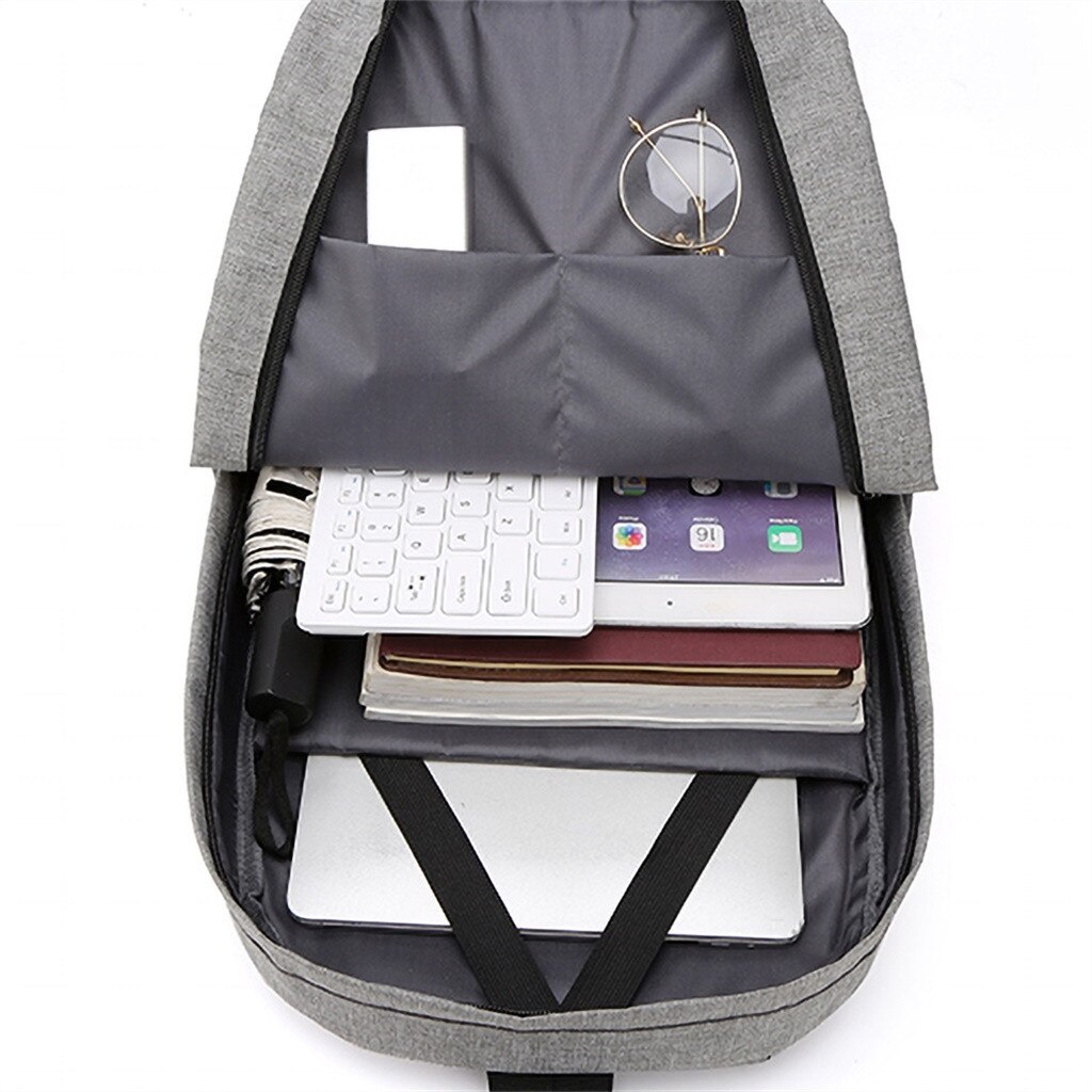 Backpack Laptop Bag 17 Inch Notebook Bag Shoulder Bag Tote Case Handle Bags Business Male Bloso Rucksacks USB Charging