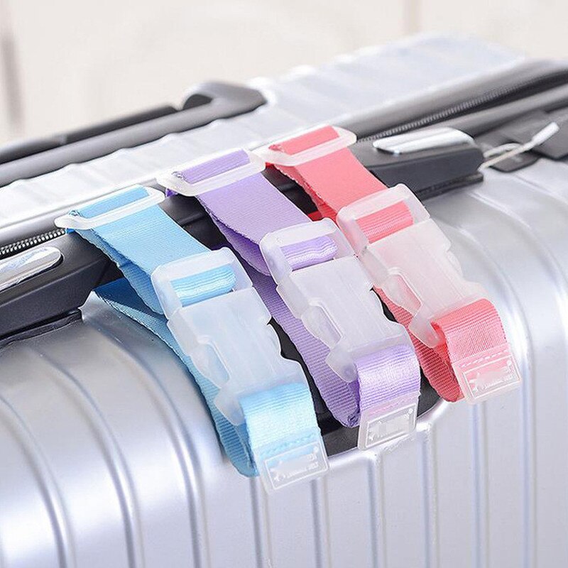 1PCS Adjustable Nylon Luggage Straps Luggage Accessories Hanging Buckle Straps Suitcase Bag Straps