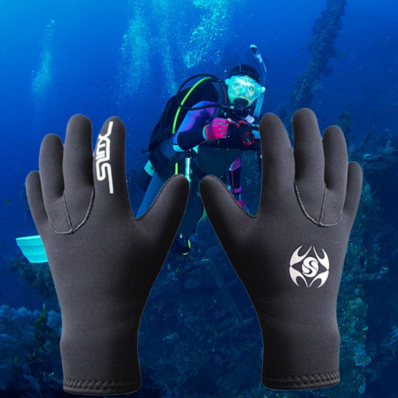 1 Paar Zwemmen Duiken Handschoenen 3Mm Neopreen Antislip Warm Unisex Scuba Dive Snorkelen Handschoenen