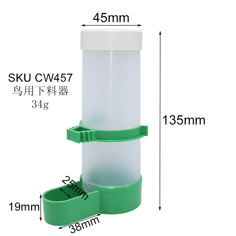 Comederos para pájaros, 40 Uds. Con bebederos de tamaño grande y mediano, accesorios para jaulas de pájaros, palomas, bebederos, bebederos de jaula para pájaros: Feed box