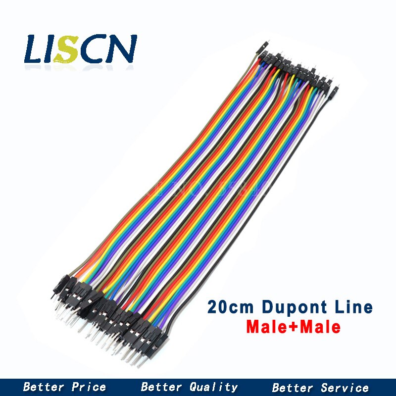 Dupont Linie 10cm/20CM/30CM Männlich zu Männlich + Weiblich zu Männlich + Weiblich zu weibliche 40Stift Jumper Draht Dupont Kabel: 20CM M-M