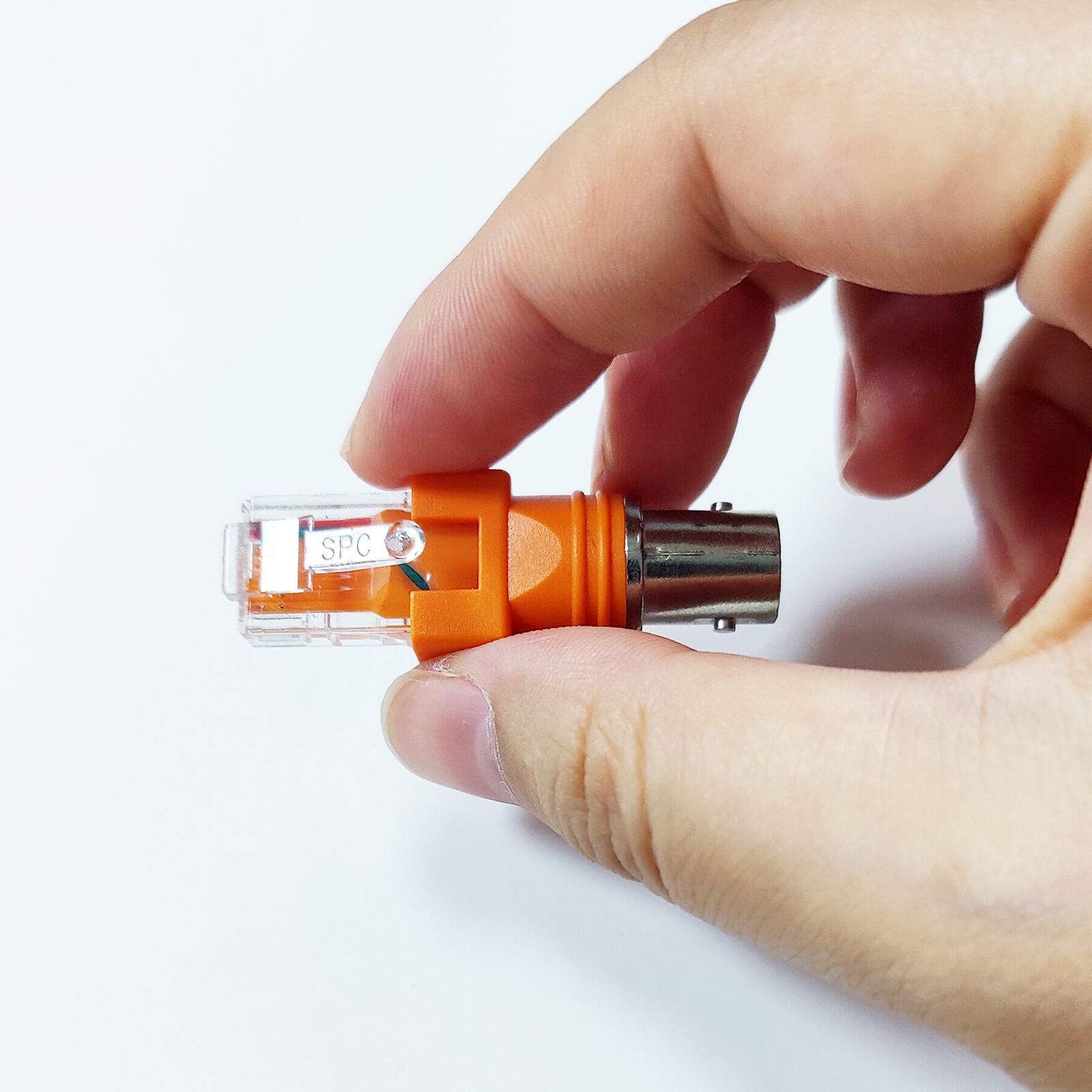 Specjalny 1PC RF żeński do RJ45 męski podłużny łącznik koncentryczny Adapter koncentryczny, złącze RJ45 do RF BNC złącze typu F