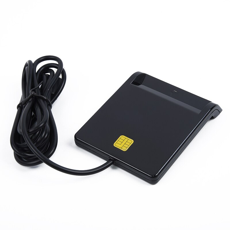 Usb 2.0 Smart Card Reader Voor Bankkaart Sim/Atm/Ic/Id Emv Kaartlezer voor Windows 10 8 7 Linux Os Iso 7816