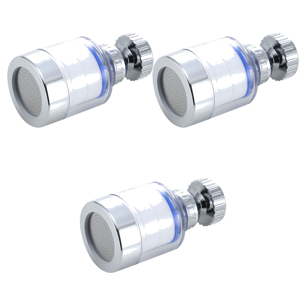 Faucet Filter Elements Water Purifier Filter emove Chlorine Heavy Metal Faucet Adapter PP Cotton Filtration for Kitchen Bathroom: green