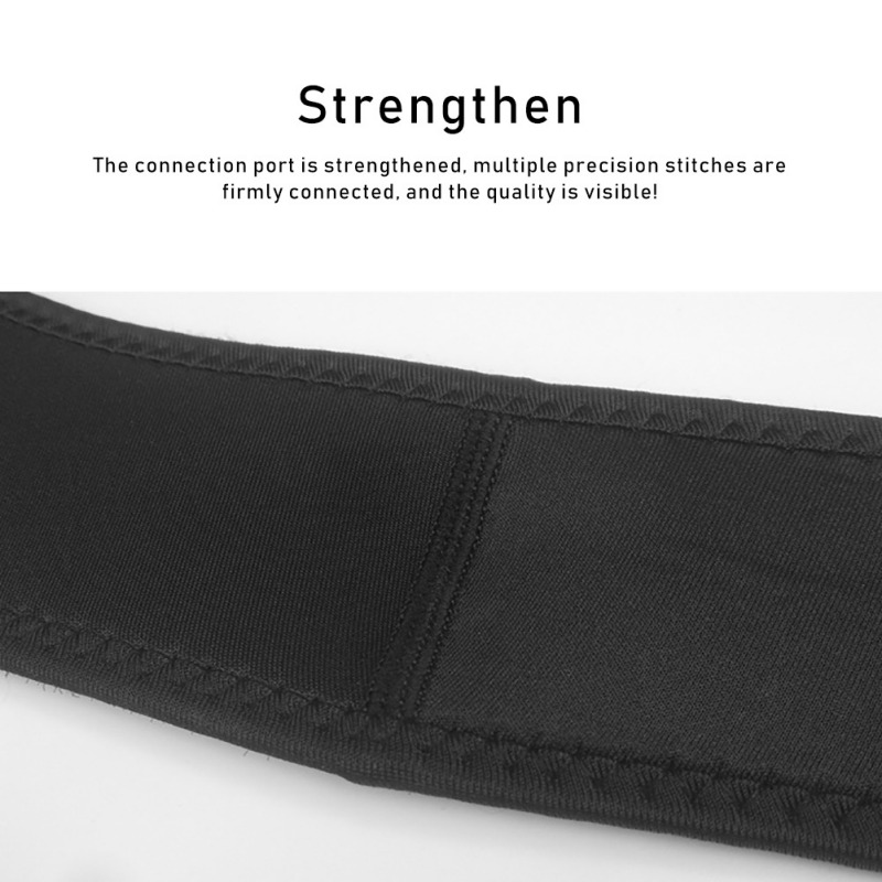 1pc Shin Guard Solid Black Triangular Anti-snoring Belt Chin Dislocation Fixed Headband Edging Sports Accessories Gear