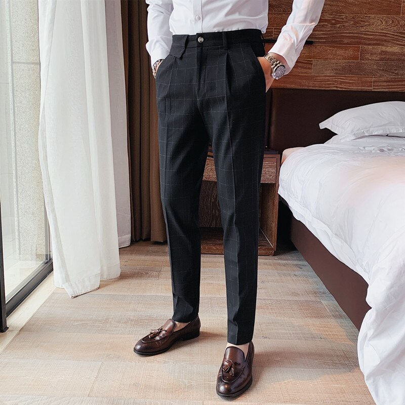 produkte Männlichen herbst Casual bleistift hosen herren business anzug hose/Mann kleidung 29-36